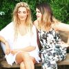 Emilie Nef Naf et Coralie (Secret Story) à Saint-Tropez, le 24 juin 2015.