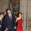 Le roi Felipe VI et la reine Letizia d'Espagne - Dîner au palais national de Mexico lors de la visite officielle du roi Felipe VI et la reine Letizia d'Espagne au Mexique le 29 juin 2015 