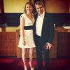 Le 27 juin 2015, Manuel Gélin a épousé Juliette Meyniac à Boulogne - Photo postée sur Twitter.