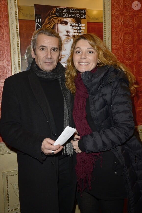 Exclusif - Manuel Gelin - Générale de la pièce "Edith S." au théâtre Dejazet à Paris le 03/02/2014  