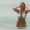 Ludivine Sagna en vacances à Miami, le 30 juin 2015