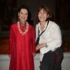Exclusif - Isabella Rossellini et Jane Birkin - Cérémonie de remise d'insignes de Commandeur de l'Ordre des Arts et des Lettres à Isabella Rossellini dans le salon Roger Blin au théâtre de l'Odéon à Paris, le 30 juin 2015.