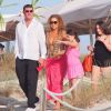 Mariah Carey et son compagnon James Packer en vacances à Formentera en Espagne le 1er juillet 2015. 