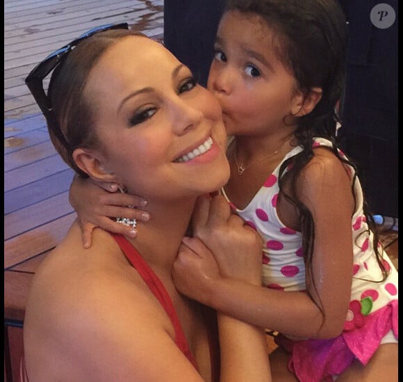 Mariah Carey avec sa fille, Instagram - Juin 2015