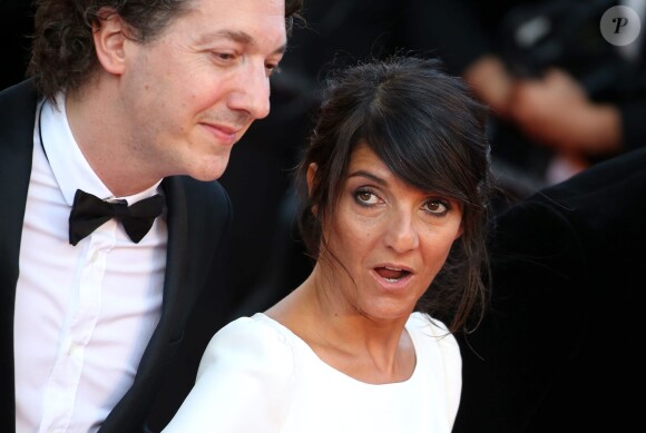Guillaume Gallienne et Florence Foresti - Montée des marches du film "The Little Prince" (Le Petit Prince) lors du 68e Festival International du Film de Cannes, à Cannes le 22 mai 2015.