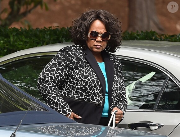 Pat Houston, la soeur de Whitney et des amis rendent visite à sa nièce Bobbi (la fille de Whitney Houston) hospitalisée à Duluth le 26 juin 2015. 