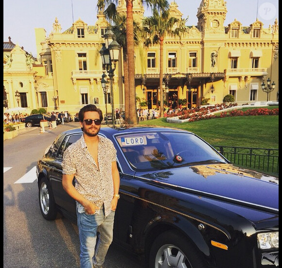 Scott Disick a retrouvé son ex Chloé Bartoli lors de son séjour à Monaco - Instagram, juin 2015