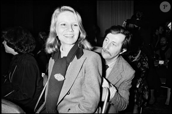 Nicole Garcia et Jean Rochefort à Paris le 28 janvier 1980