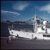 Le bateau de Jean-Yves Cousteau en 1986.