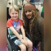 Le petit Max Bennett lors de sa rencontre avec Johnny 'Jack Sparrow' Depp à Brisbane le 7 juillet 2015.