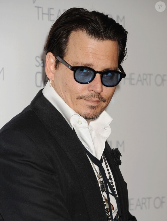 Johnny Depp à la soirée "8th Annual Heaven Gala Art of Elysium and Samsung Galaxy" à Los Angeles le 10 janvier 2015.