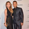 John Legend et sa femme Chrissy Teigen - Soirée des 80 ans de Lancôme au Casino de Paris lors de la fashion week Haute Couture Automne-Hiver 2015/2016 à Paris, le 7 juillet 2015.
