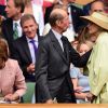 Le duc de Kent et la princesse Michael de Kent au tournoi de Wimbledon à Londres, le 8 juillet 2015.