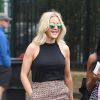 Ellie Goulding arrive au tournoi de Wimbledon à Londres, le 8 juillet 2015.