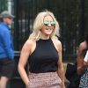 Ellie Goulding arrive au tournoi de Wimbledon à Londres, le 8 juillet 2015.
