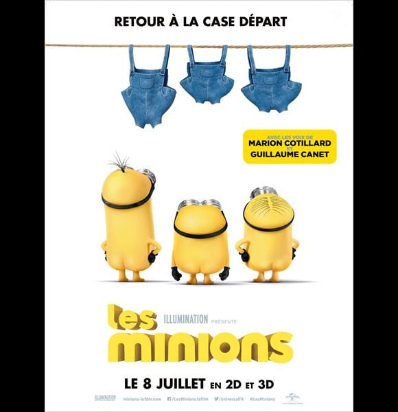Le film Les Minions  en salles le 8 juillet 2015