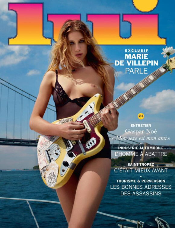 Marie de Villepin, fille de Dominique de Villepin, très sexy en couverture du magazine Lui, le 9 juillet 2015