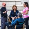 Ray Liotta et Jennifer Lopez sur le tournage de la série "Shades of Blue" à New York, le 15 juin 2015.  