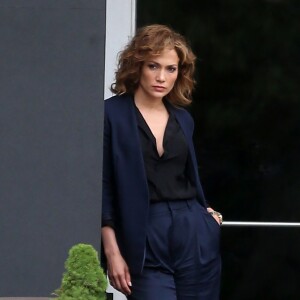 Jennifer Lopez sur le tournage du film " Shades of blue " à New York Le 05 Juin 2015 