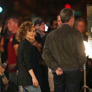 Jennifer Lopez sur le tournage de 'Shades of Blue' à New York City, le 10 juin 2015avec Ray Liotta