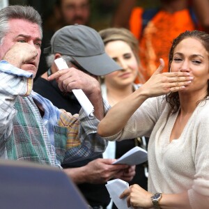 Jennifer Lopez sur le tournage de 'Shades of Blue' à New York City, le 10 juin 2015 avec Ray Liotta