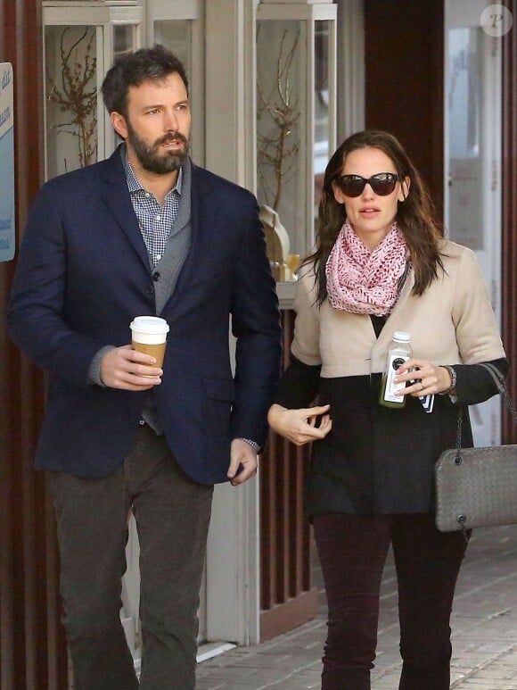 Ben Affleck et Jennifer Garner au Brentwood Country Mart, le 7 février 2013.