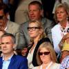Kate Winslet et Clive Owen  lors de la finale de Wimbledon opposant Novak Djokovic et Roger Federer le 12 juillet 2015