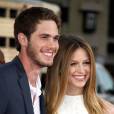  Melissa Benoist et son mari Blake Jenner - Première du film "The Longest Ride" à Hollywood le 6 avril 2015. 