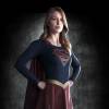 L'actrice Melissa Benoist dans son costume de Supergirl le 6 mars 2015 The first image of Melissa Benoist wearing the Supergirl's costume.  