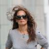 Katie Holmes gets caught in the wind as she goes for a stroll in New York City, NY, USA on July 14, 2015. The actress flashed a gold ring on her wedding finger as she walked and checked her cell phone messages. Katie is also rumored to be romancing Jamie Foxx. Photo by MachettePix/Startraks/ABACAPRESS.COM15/07/2015 - New York City
