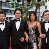 Guillaume Gouix, Tahar Rahim, Elie Wajeman, Adèle Exarchopoulos, guest - Montée des marches du film "Irrational Man" (L'homme irrationnel) lors du 68e Festival International du Film de Cannes, à Cannes le 15 mai 2015