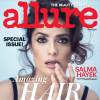 Salma Hayek fait la couverture du mensuel américain "Allure", août 2015