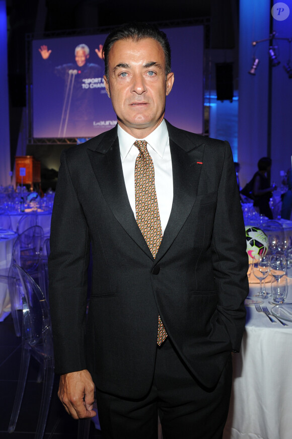 Jean Alesi lors du gala de charité "Mercedes" à Milan en Italie le 4 septembre 2014