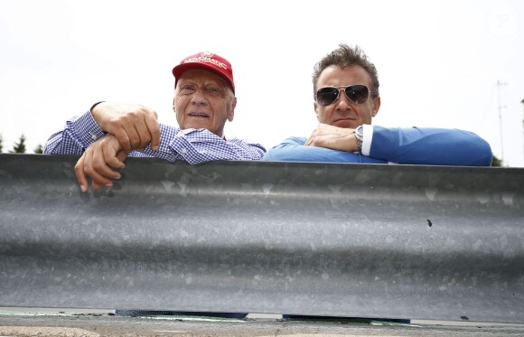 Niki Lauda et Jean Alesi au Grand Prix du Canada à Montréal, le 7 juin 2015