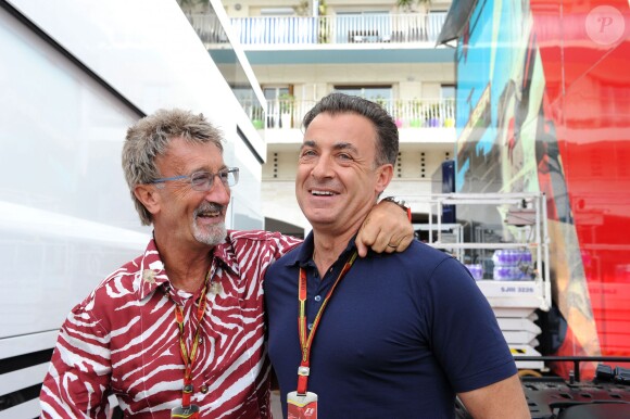 Jean Alesi et Eddie Jordan lors du Grand Prix de Monaco le 25 mai 2014