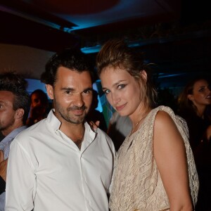 Exclusif - Antoine Chevanne (propriétaire du Byblos) et Pauline Lefèvre - Soirée "Summer Party" au club Le Byblos à Saint-Tropez, le 16 juillet 2015.