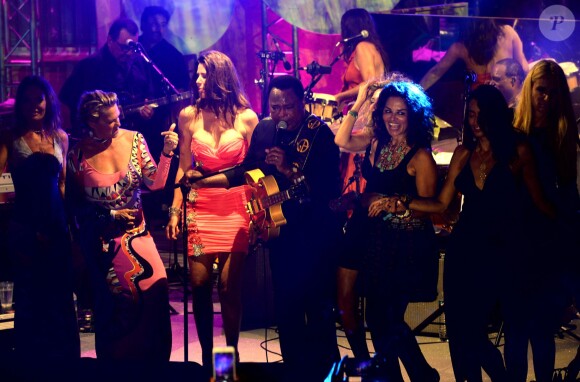 Exclusif - George Benson - Soirée "Summer Party" au club Le Byblos à Saint-Tropez, le 16 juillet 2015.