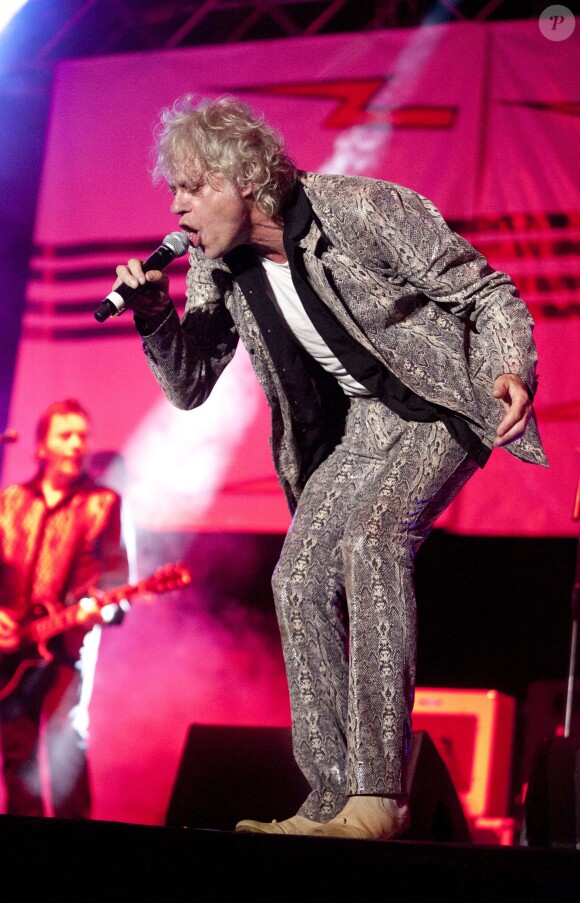 Sir Bob Geldof en concert lors du Guilfest Festival 2014. Le 18 juillet 2014.
