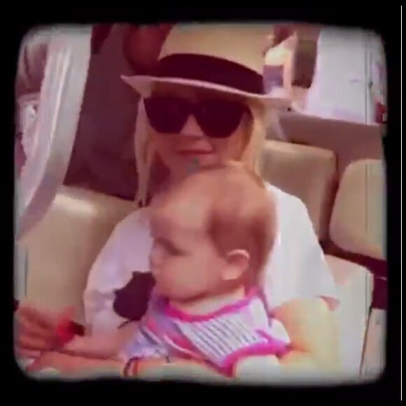 Christina Aguilera au zoo de Los Angeles avec sa fille Summer Rain / juillet 2015