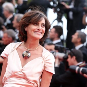 Inès de La Fressange - Montée des marches du film "Irrational Man" (L'homme irrationnel) lors du 68e Festival International du Film de Cannes, le 15 mai 2015.