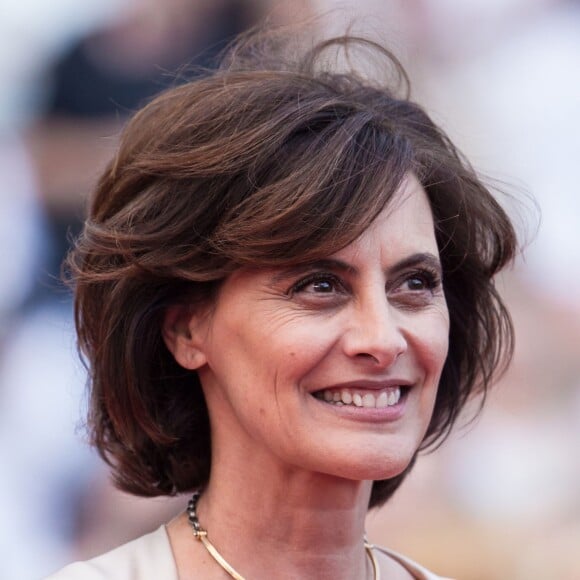 Inès de La Fressange - Montée des marches du film "Irrational Man" (L'homme irrationnel) lors du 68e Festival International du Film de Cannes, le 15 mai 2015.