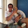 Max Guazzini et sa chienne Holy, perdu à Capbreton depuis le 19 juillet 2015.