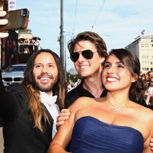 Kristina Garcia, Dan Holguin et Tom Cruise - Première du film "Mission Impossible - Rogue Nation" à Vienne en Autriche le 23 juillet 2015.