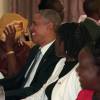 Barack Obama retrouve sa demi-soeur et dîne en famille à Nairobi au Kenya, le 24 juillet 2015.