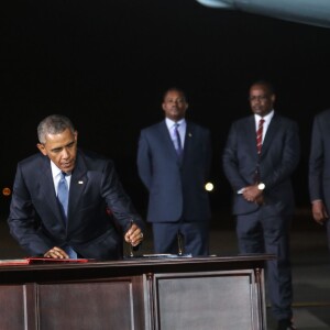 Barack Obama à Nairobi, le 24 juillet 2015. 