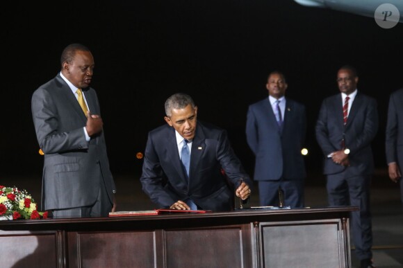 Barack Obama à Nairobi, le 24 juillet 2015. 