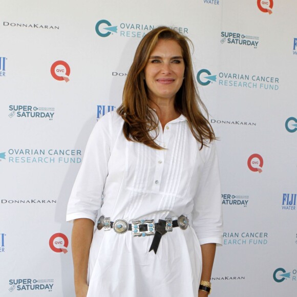 Brooke Shields à l'événement caritatif "Ovarian Cancer Research Fund's Super Saturday" à Water Mill le 25 juillet 2015.