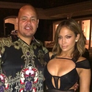 Fat Joe et Jennifer Lopez lors de la soirée d'anniversaire de JLo au 1OAK de Southampton. Le 25 juillet 2015.