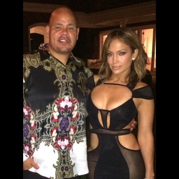 Fat Joe et Jennifer Lopez lors de la soirée d'anniversaire de JLo au 1OAK de Southampton. Le 25 juillet 2015.