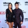 Olivia Culpo et Nick Jonas aux Billboard Music Awards 2015 à Las Vegas. Le 17 mai 2015.